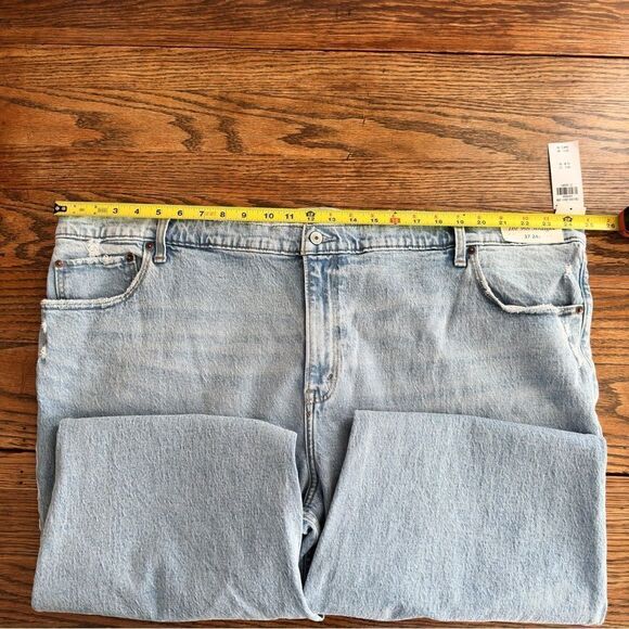 Abercrombie & Fitch 90s Straight Ultra High Rise Jeans Plus Size 37 / 24S NEW - Picture 9 of 10